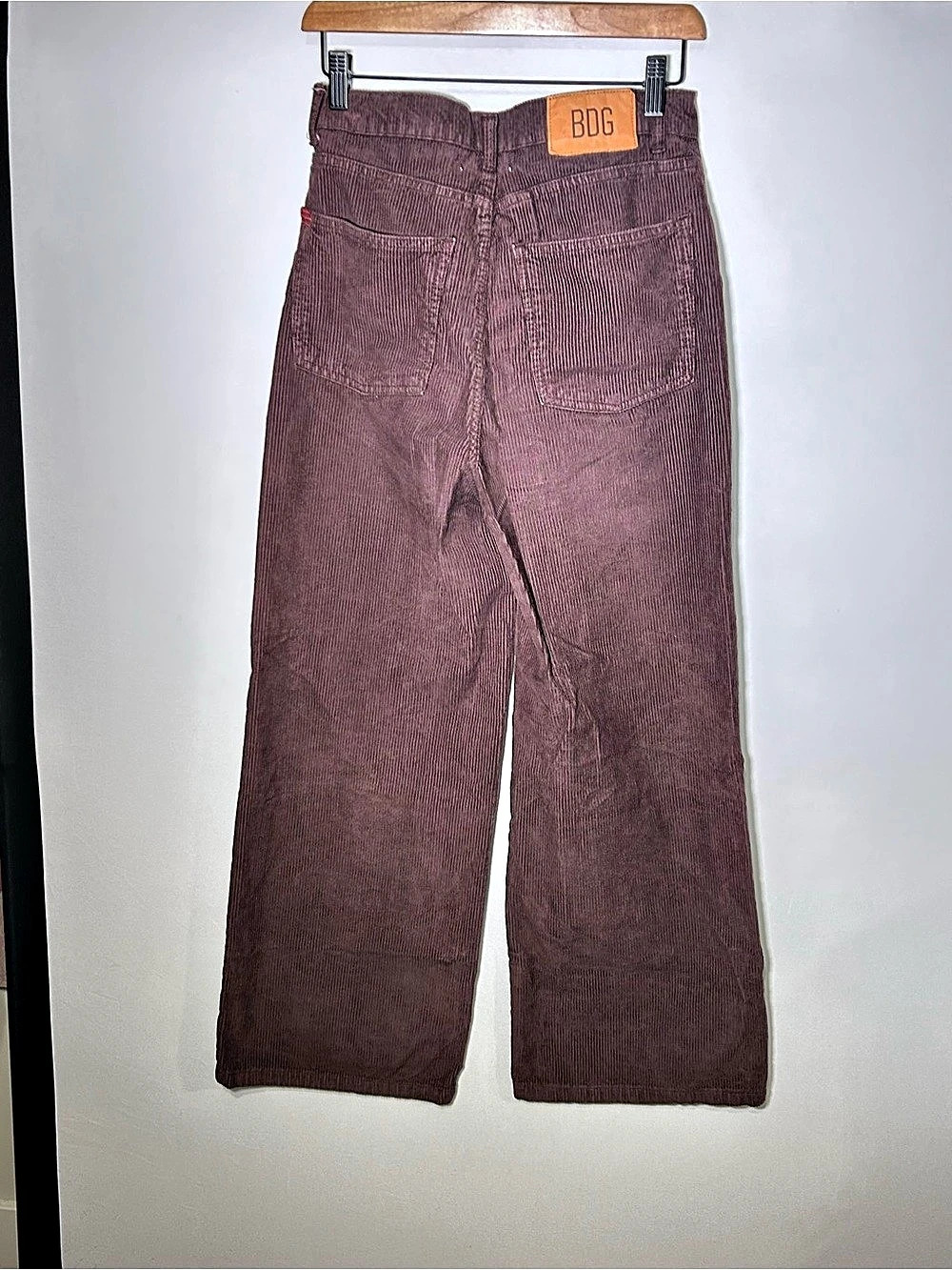 BDG High Rise Wide Leg Wide Leg Corduroy Pants Brown Waist 29 - Picture 3 of 11